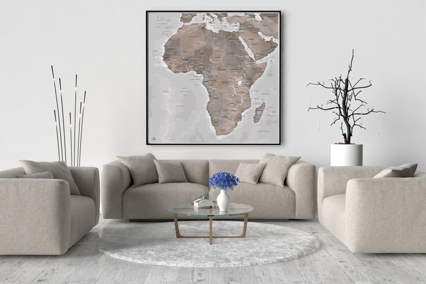 Carte Afrique - Map Afrique - Original Map