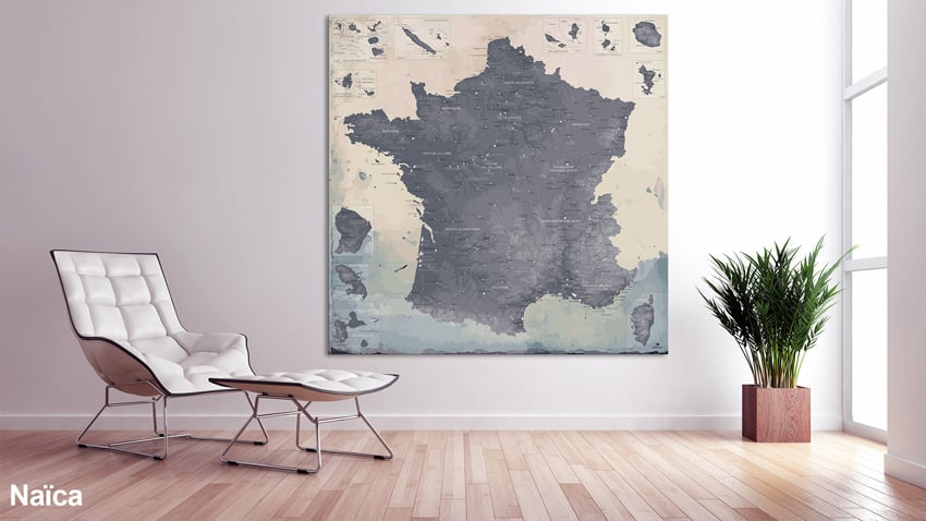 Carte France - Map France - Original Map