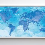 Poster Carte du Monde - Chefchaouen Poster Carte du Monde - Chefchaouen Image