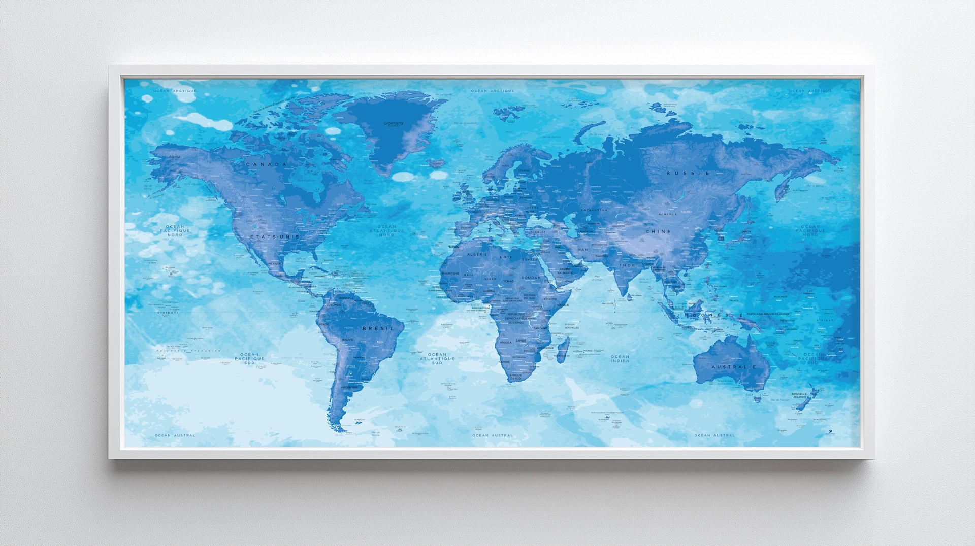 Poster Carte du Monde