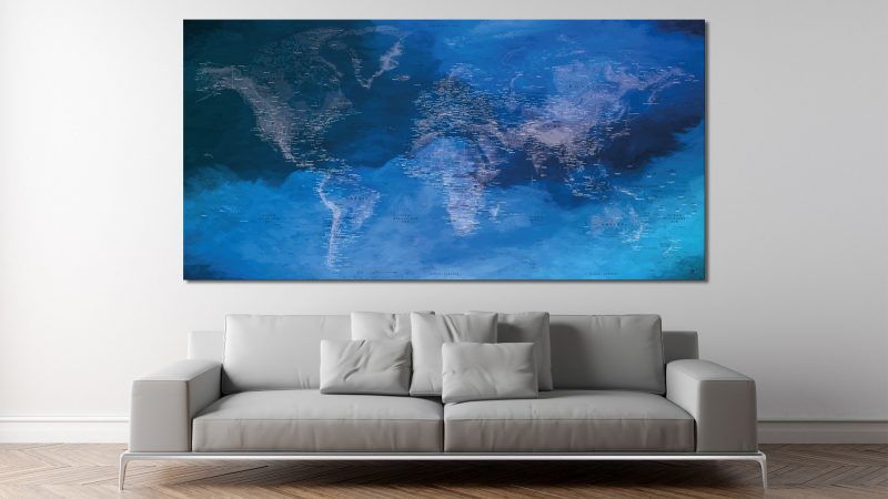 Carte du Monde Déco Murale