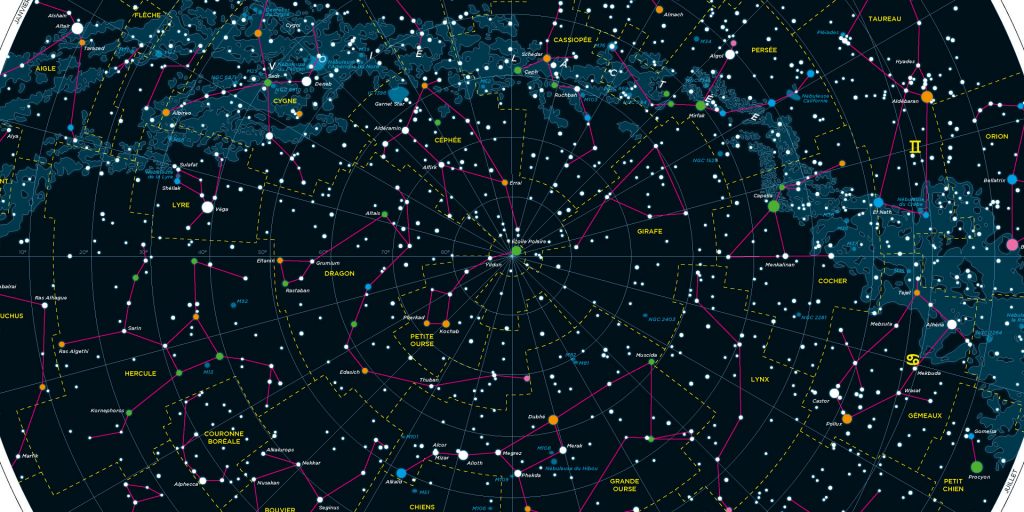 Carte du Ciel - Hémisphère Nord et Sud – Image 2