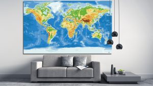 Carte Monde Antarctique - Agora - Original-Map