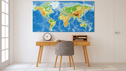 Carte du monde - Agora