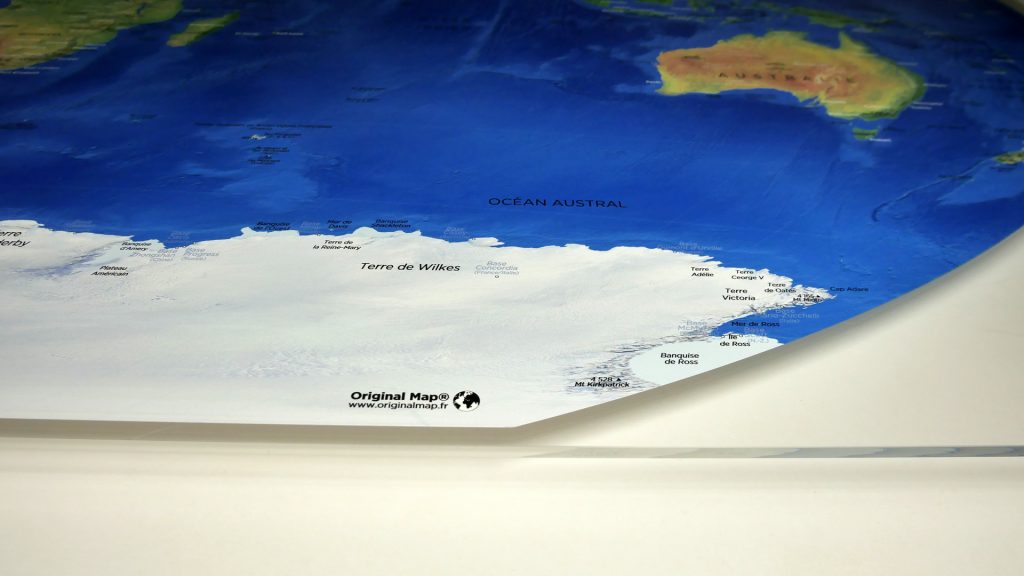 Mappemonde Plexiglas transparent Winkel-Tripel – Image 7