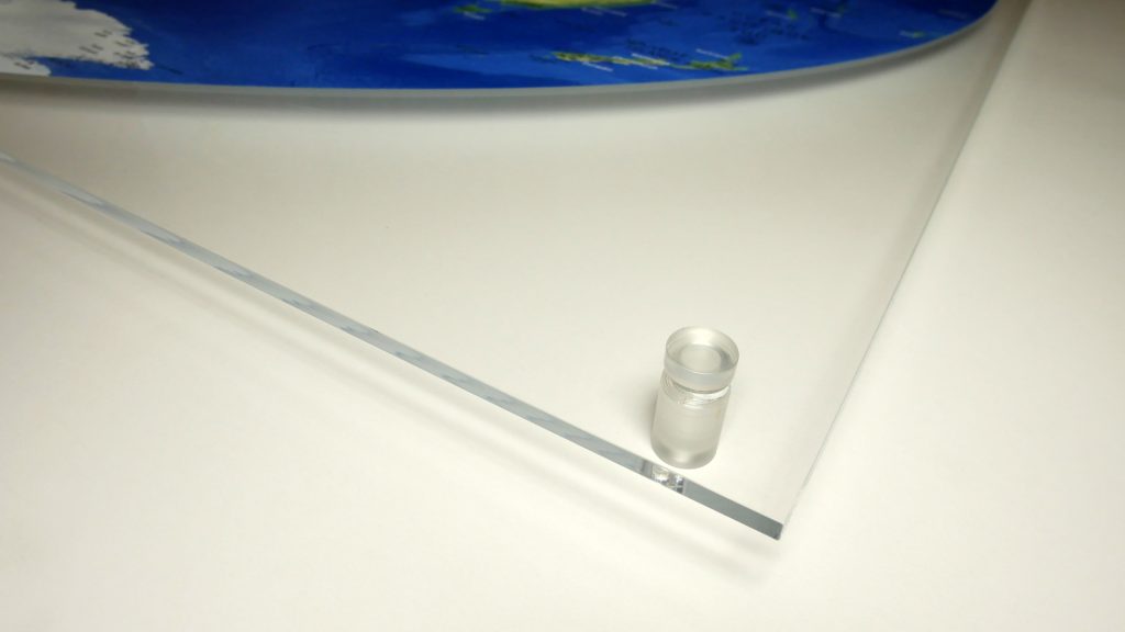 Mappemonde Plexiglas transparent Winkel-Tripel – Image 8