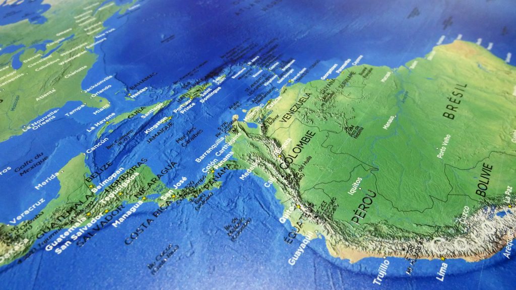 Mappemonde Plexiglas transparent Winkel-Tripel – Image 3