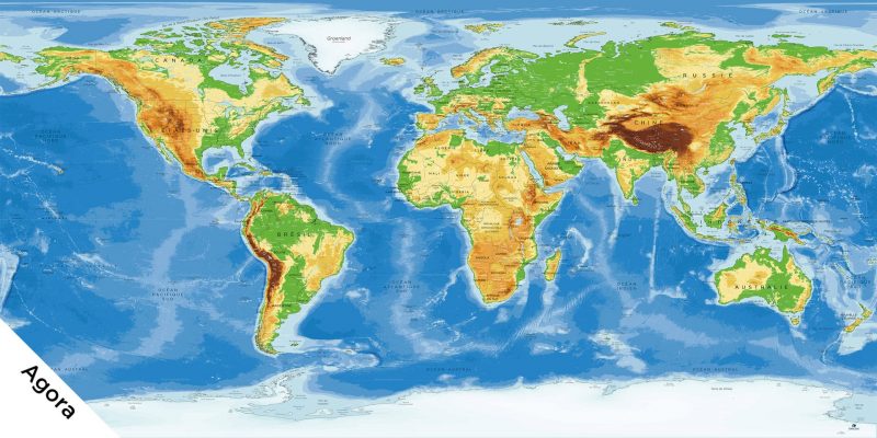 Mappemonde - Antarctique