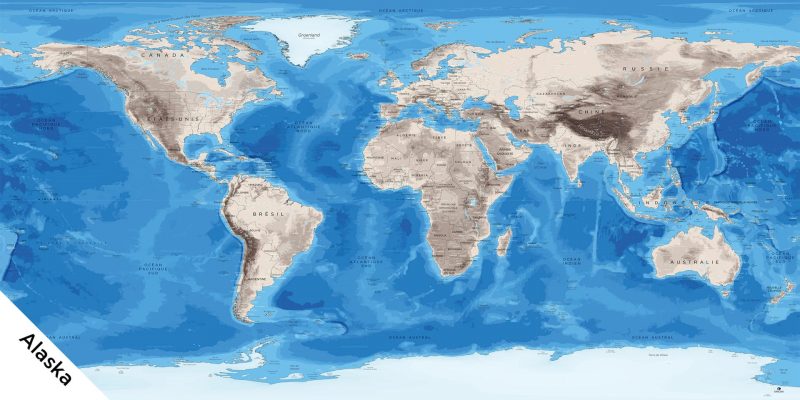 Mappemonde - Antarctique