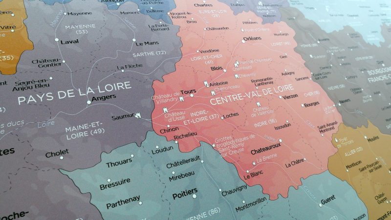 CARTE FRANCE - Plexiglas Transparent