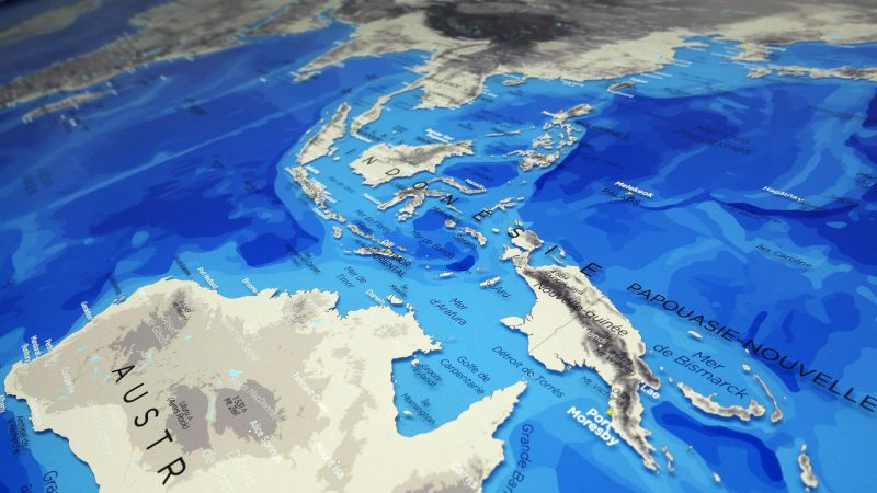Carte Monde - Antarctique - Plexiglas recto-verso – Image 9