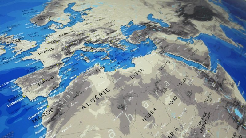 Carte Monde - Antarctique - Plexiglas recto-verso – Image 7