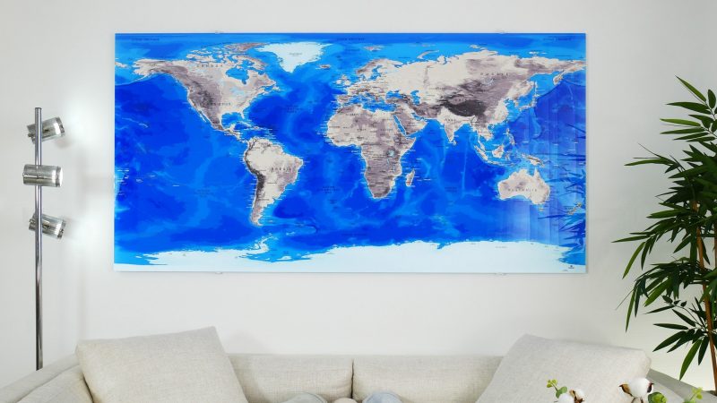 Mappemonde - Antarctique - Alaska