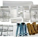 Pack de fixation en plexiglas transparent Pack de fixation en plexiglas transparent Image