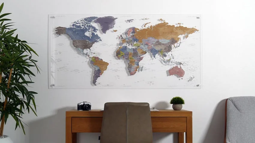 Mappemonde-Plexiglas-Transparent Mappemonde-Plexiglas-Transparent