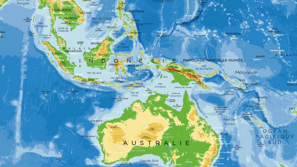 Carte Monde - Topographique - Agora
