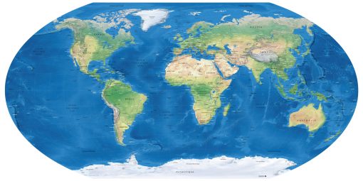 carte-topographique-monde