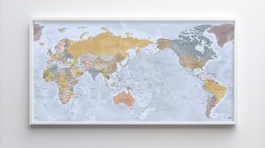 Mappemonde Centre Pacifique