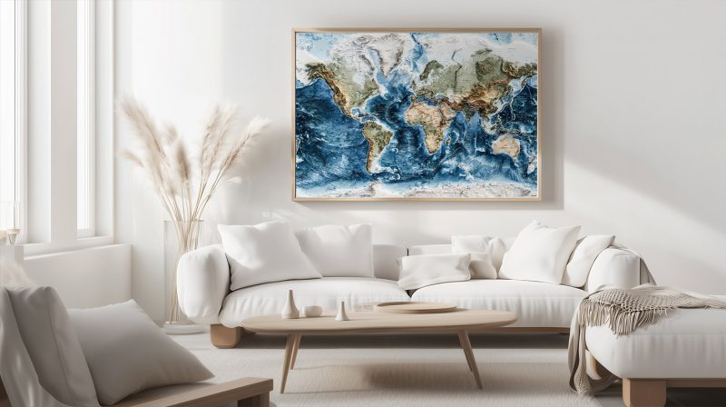 Topographique effet 3D