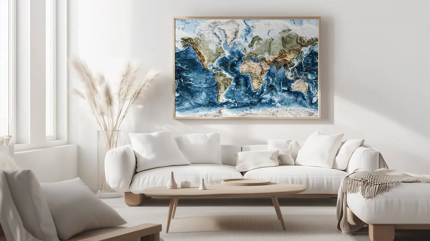 Topographique effet 3D