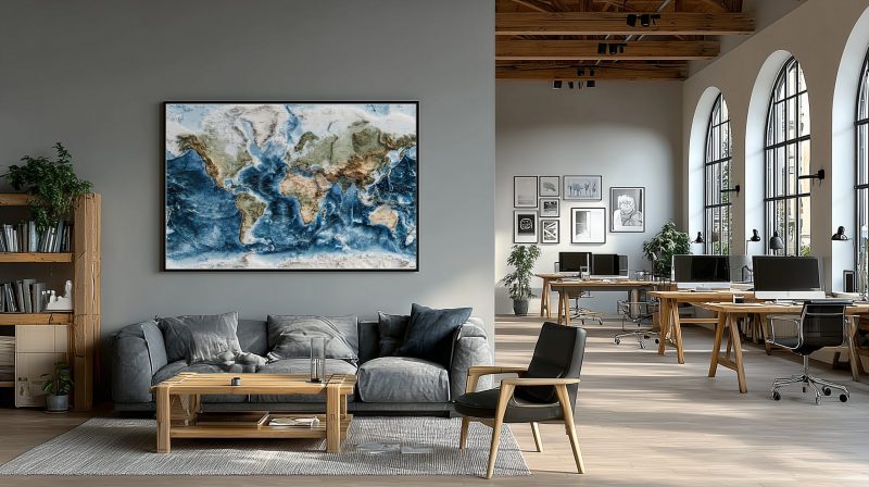 Topographique effet 3D