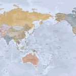 Carte Monde - Centre Pacifique Image