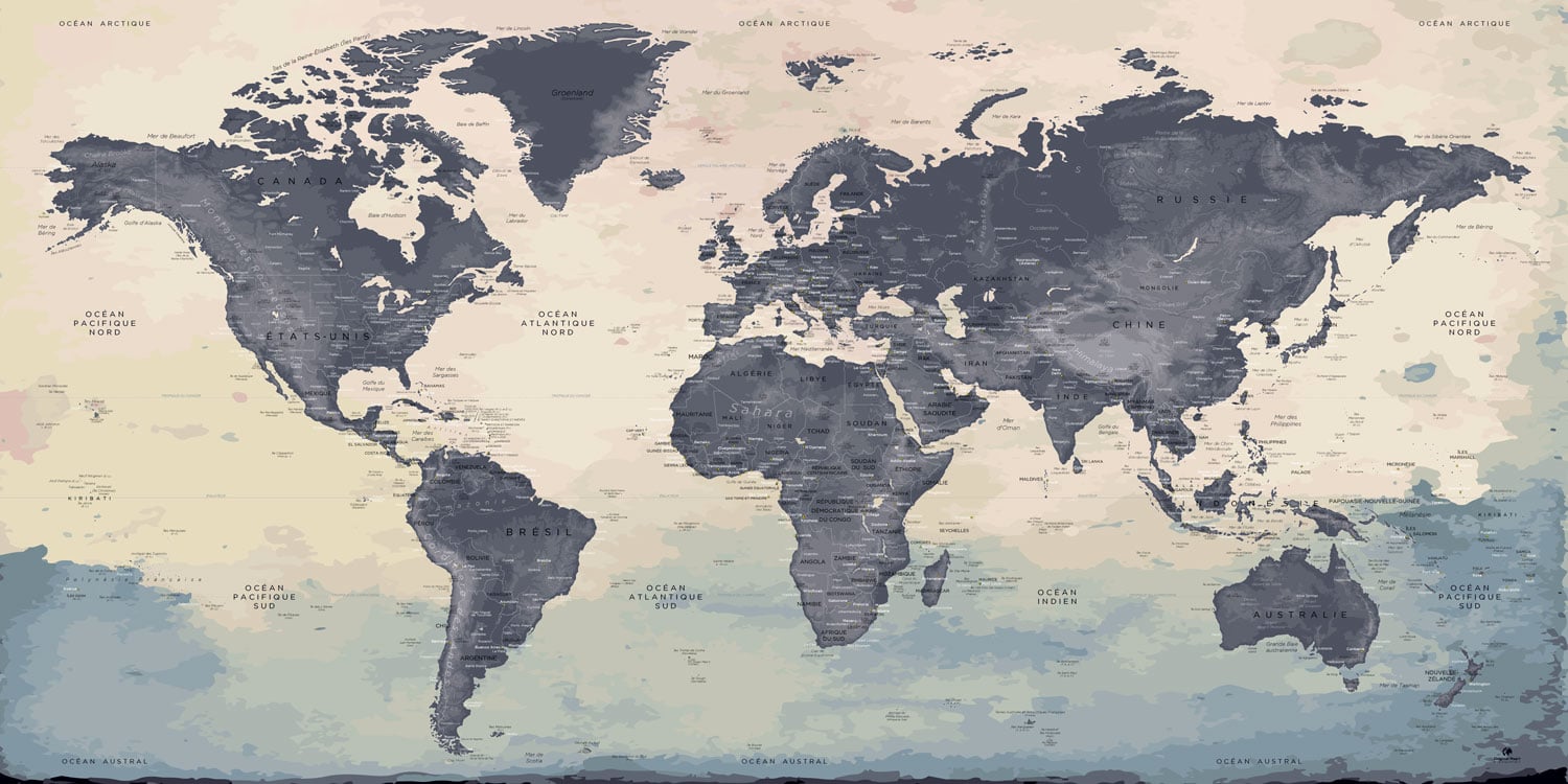 Carte du Monde XXL – Naïca