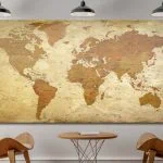 Mappemonde Vintage - Pétra Mappemonde Vintage - Pétra Image