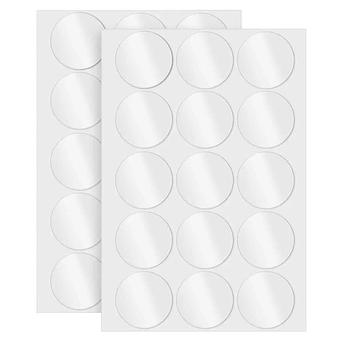 Pastilles autocollantes transparentes Pastilles autocollantes transparentes