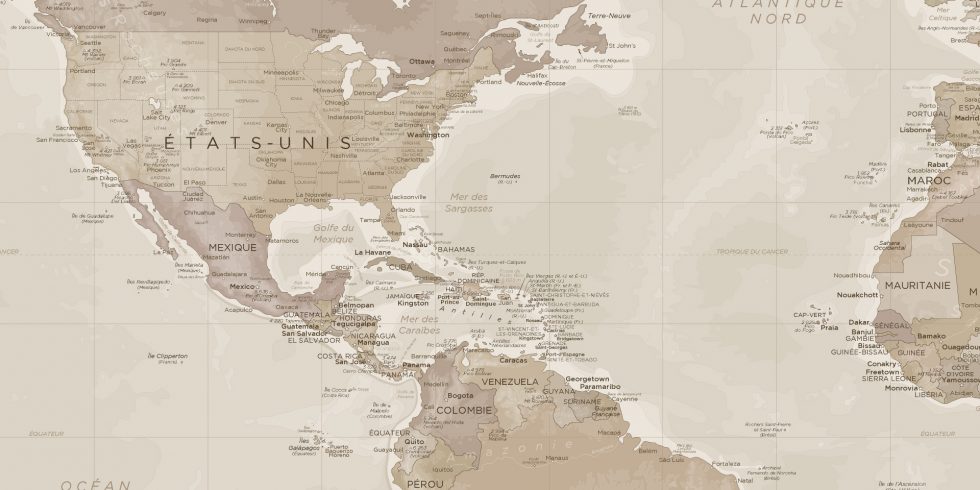 Carte Monde Personnalisée
