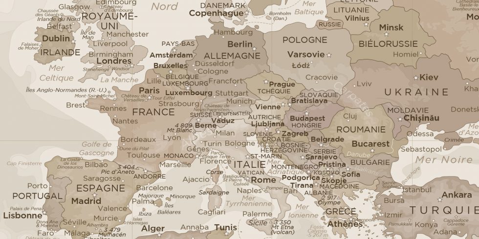 Carte Monde Personnalisée
