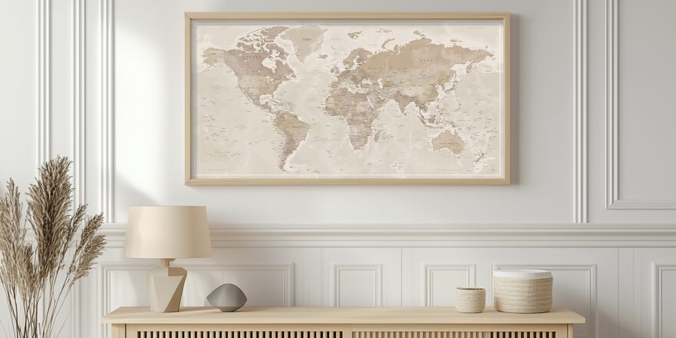 Carte Monde Personnalisée