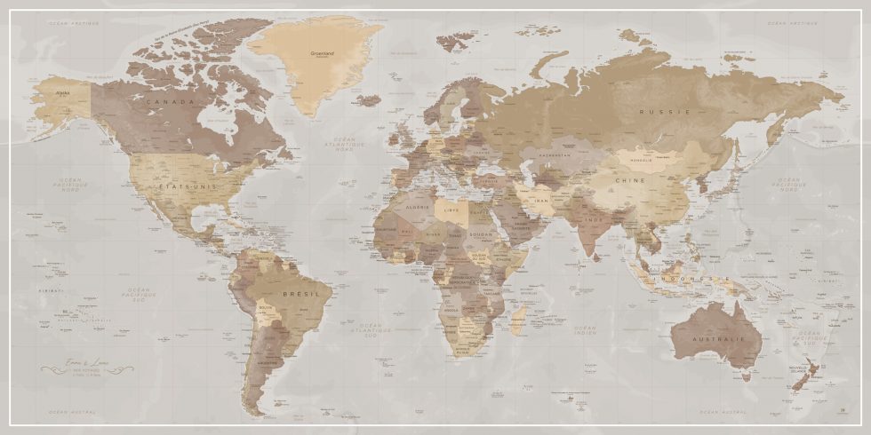 Mappemonde Personnalisée