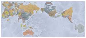 Projection AuthaGraph carte du monde