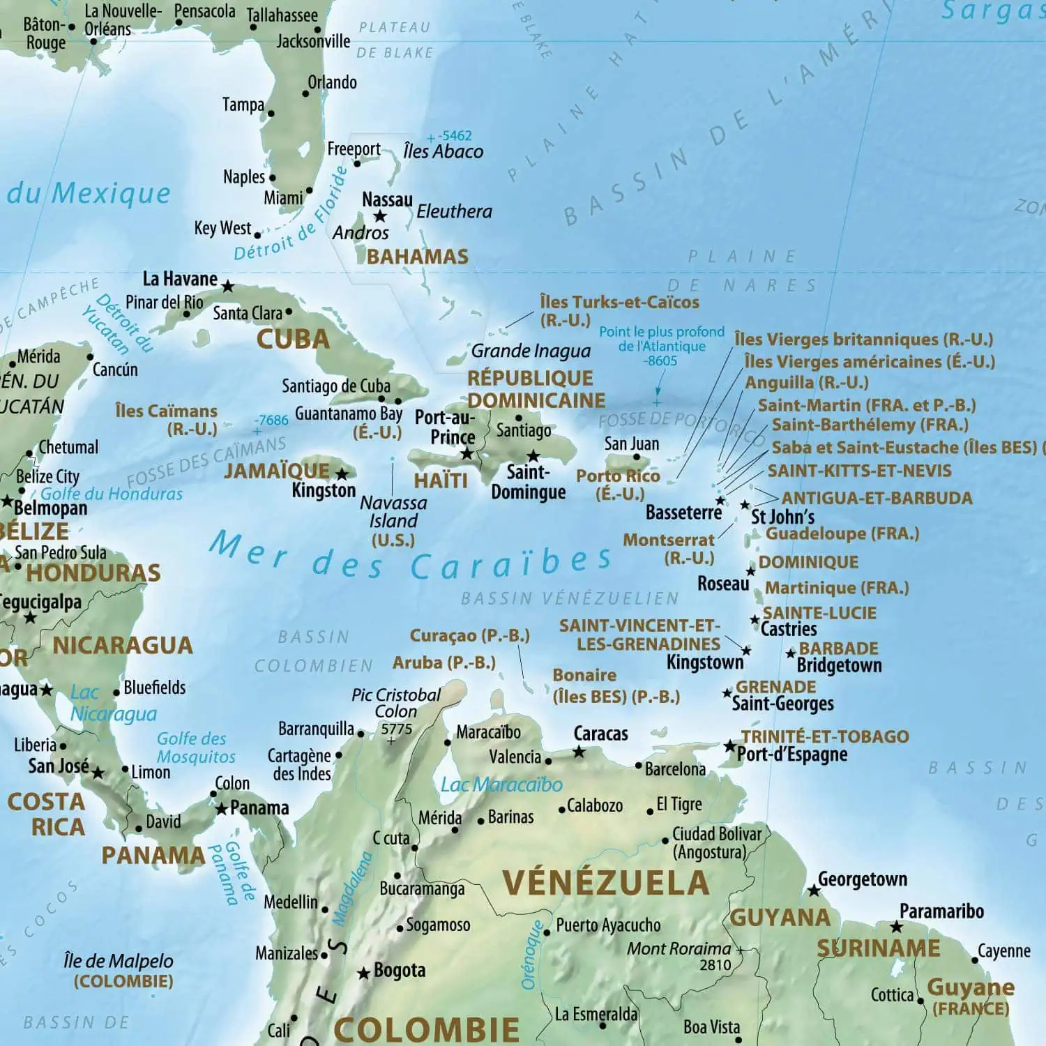 Mappemonde – Equal Earth – Physique et Politique