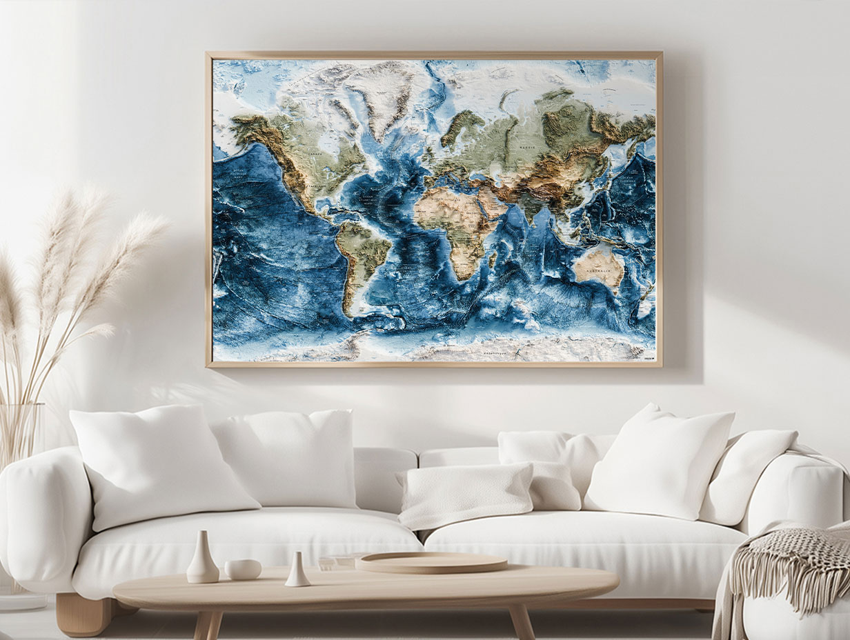 Mappemonde_Topographique_Physique_effet_3D