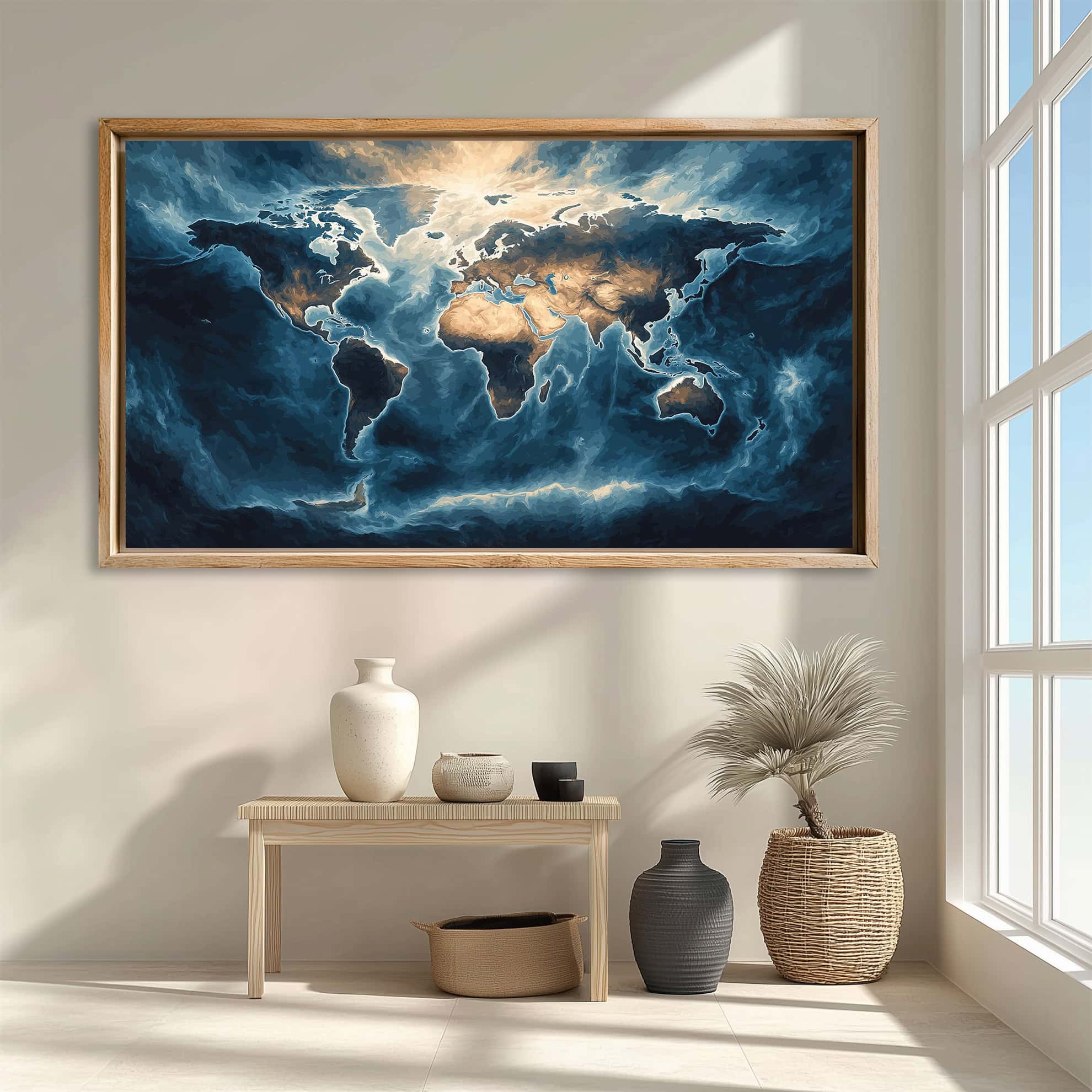 belle-carte-monde-decorative