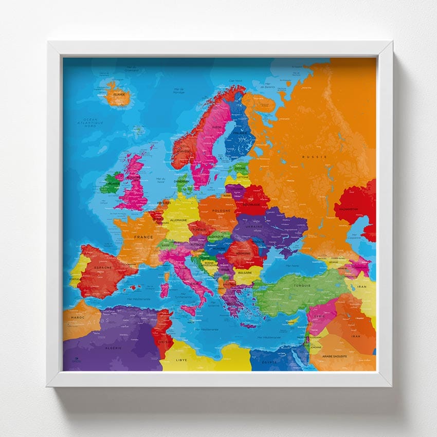 Map Europe Naïca