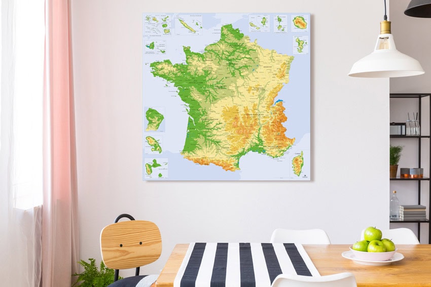 carte-france Map France Agora