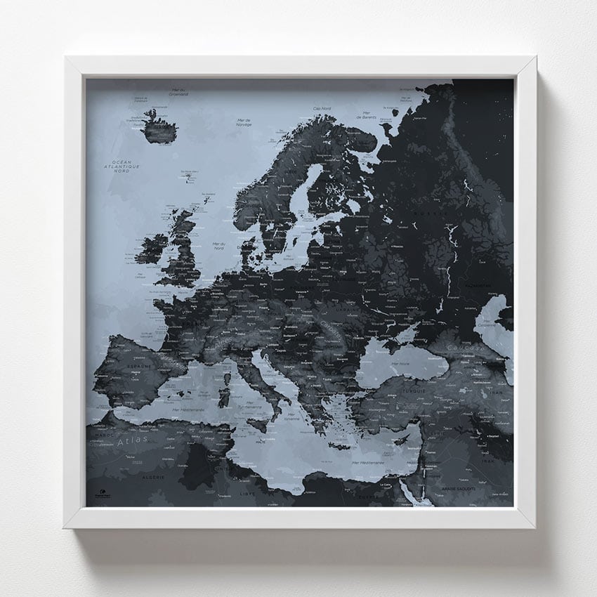 Map Europe Trolltunga