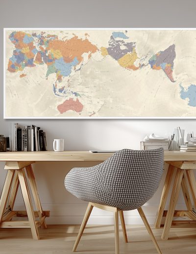 AuthaGraph Map Güell