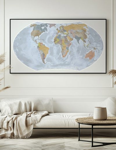 Carte Monde - Wagner - Angkor