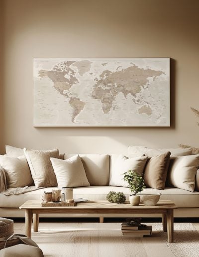 Carte Monde Personnaliser - Abou-Simbel