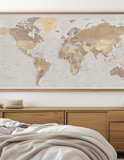 Carte Monde Personnaliser - Acropole