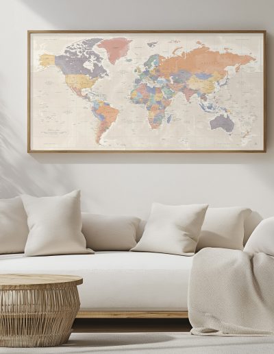 Carte Monde Personnaliser Güell