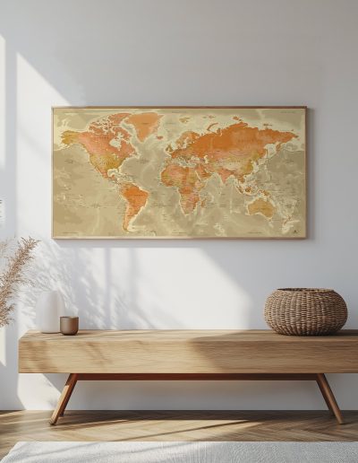 Carte Mondiale - Persépolis