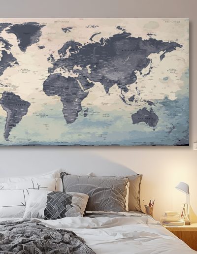 Carte du Monde XXL - Naïca