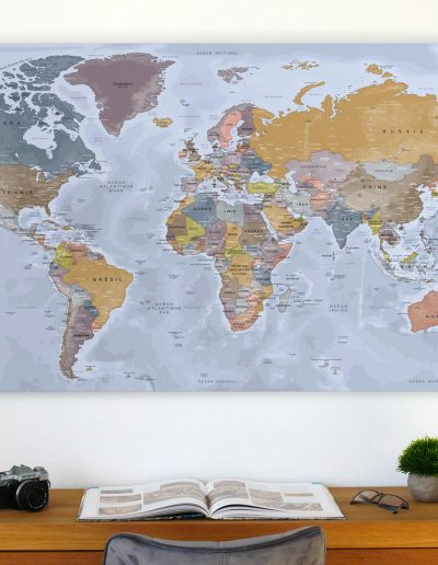 Carte Monde - Angkor