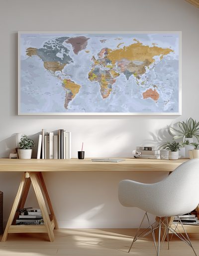 Carte Monde - Angkor