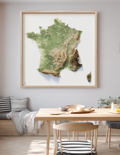 France Topographique effet 3D
